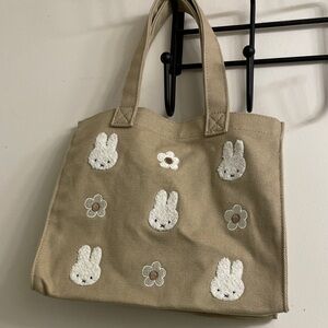 NWOT - Miffy Canvas Tote